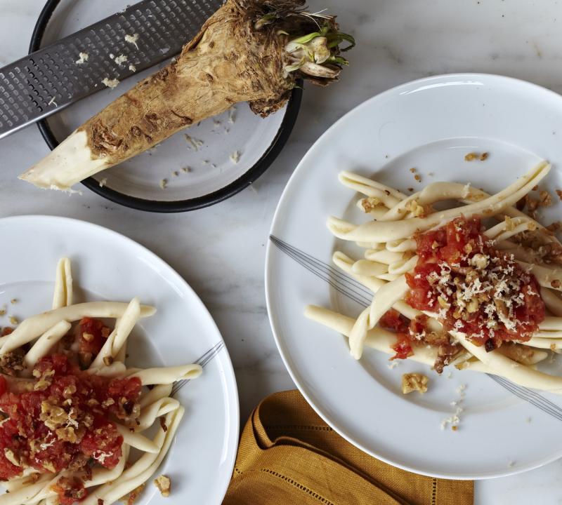 horseradish pasta